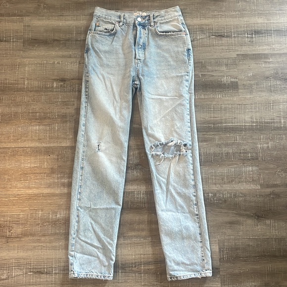 Free People High-Waisted Denim Jeans - Picture 1 of 6